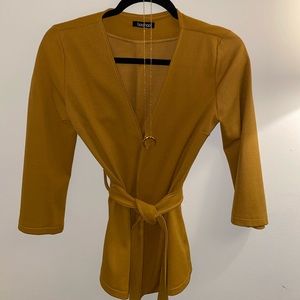 Mustard blazer